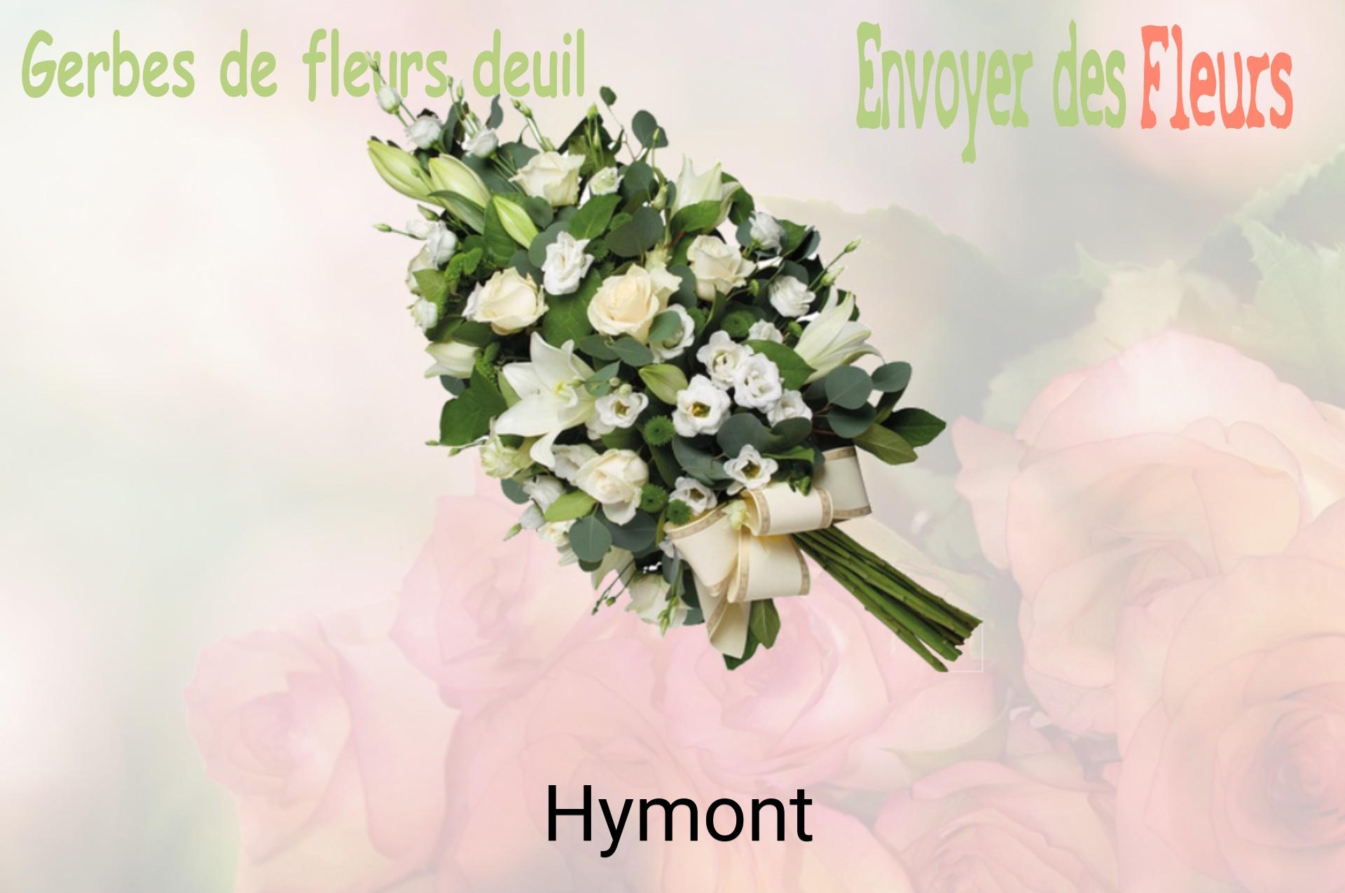 Gerbe de fleurs de deuil livrée à Hymont